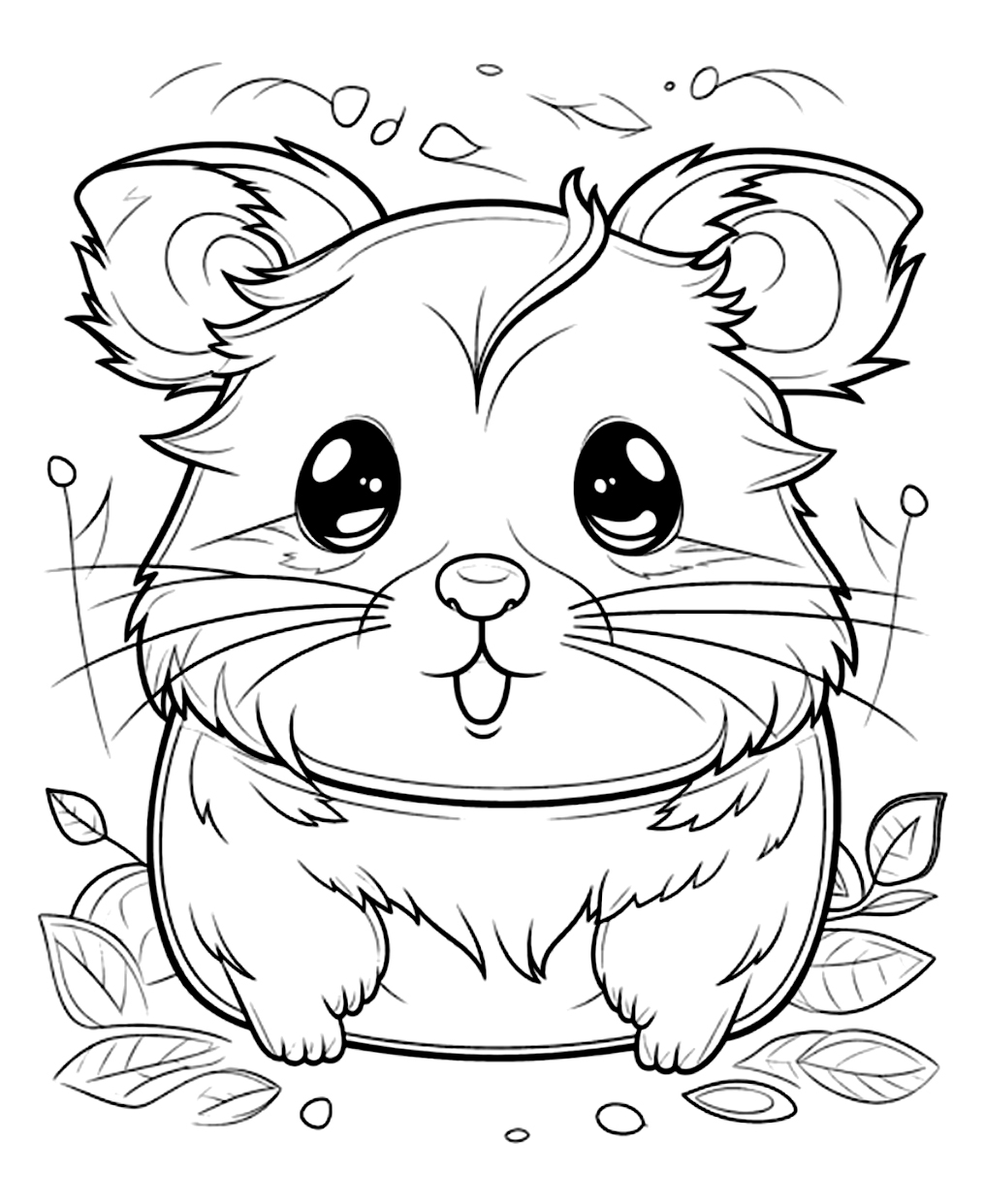 Süßer Hamster Lächelt Dich An