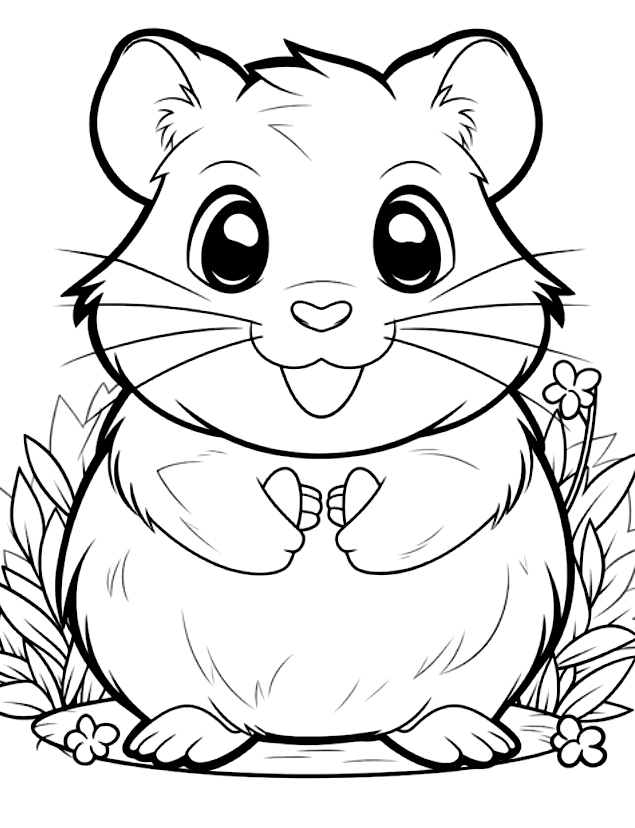 Süßer Hamster Spielt Mit Seinen Nägeln