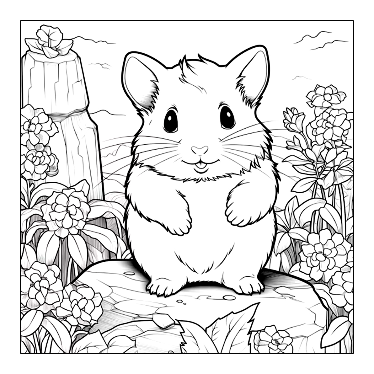 Ausmalbilder Hamster Zum Ausdrucken Kostenlos