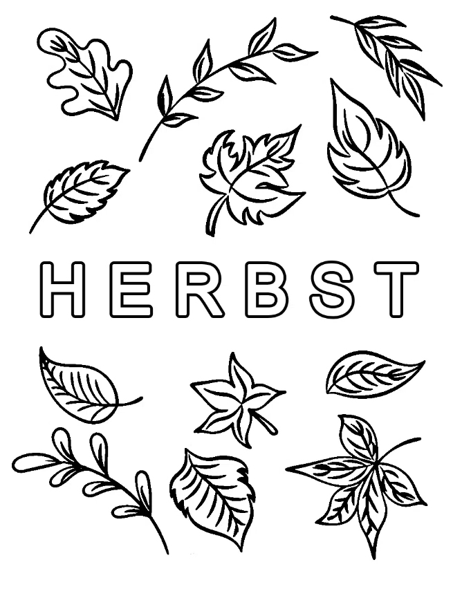 Ausmalbilder Herbst Zum Ausdrucken Kostenlos