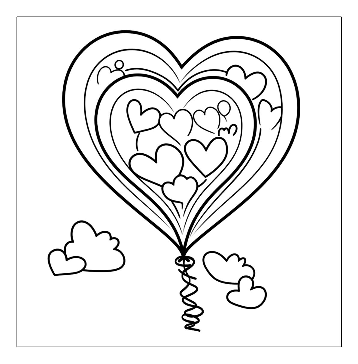 Herz Im Herzballon