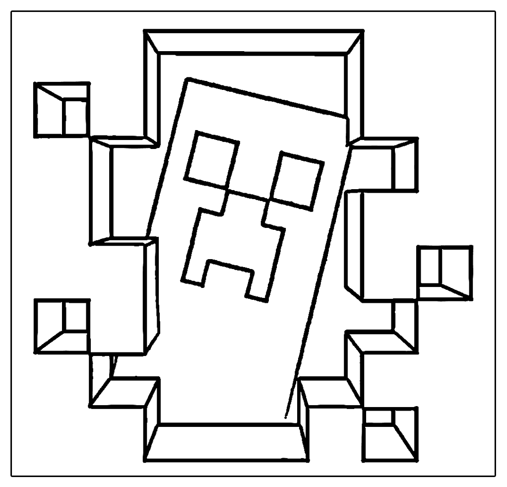 Ausmalbilder Minecraft Zum Ausdrucken Kostenlos