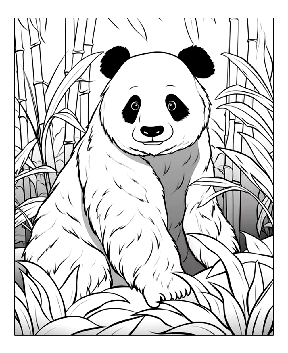 Ausmalbilder Panda Zum Ausdrucken Kostenlos