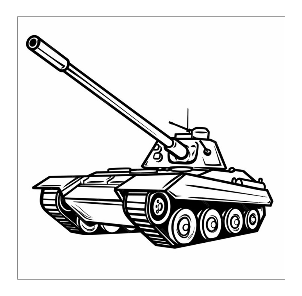Panzer Mit Langem Lauf