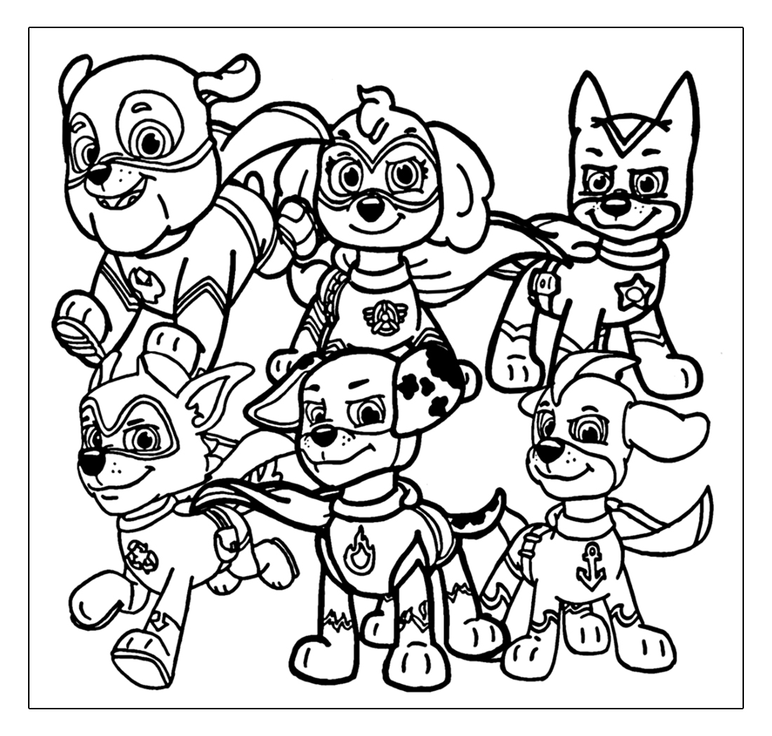 40 ausmalbilder von paw patrol on7g
