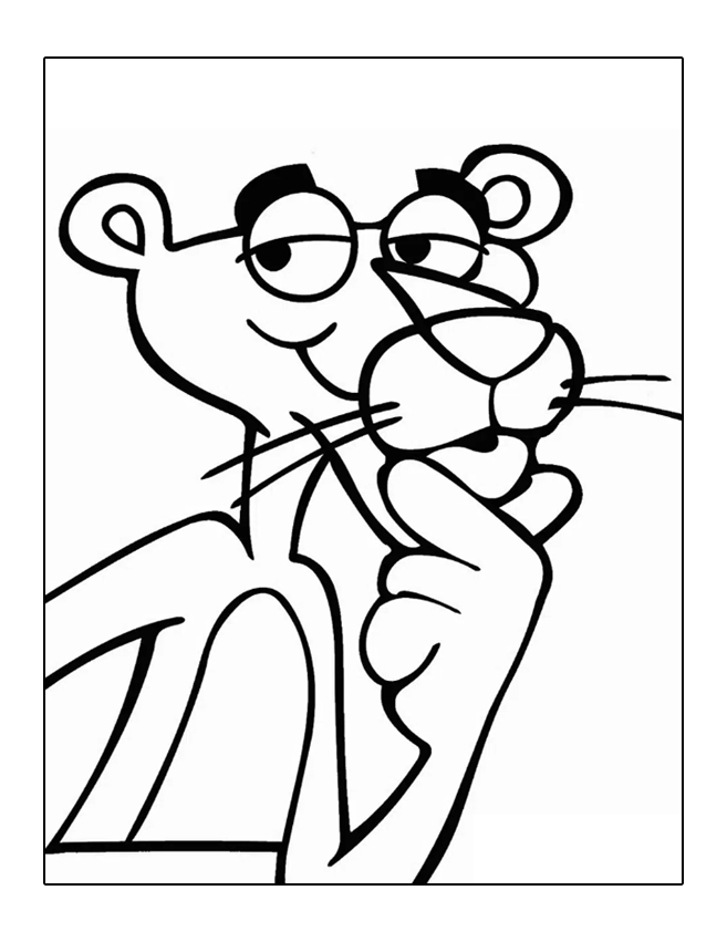 Ausmalbilder Rosarote Panther Zum Ausdrucken