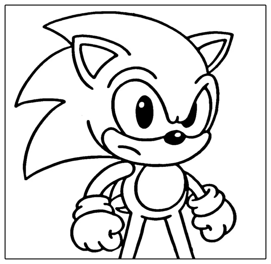 Ausmalbilder Sonic Zum Ausdrucken Kostenlos