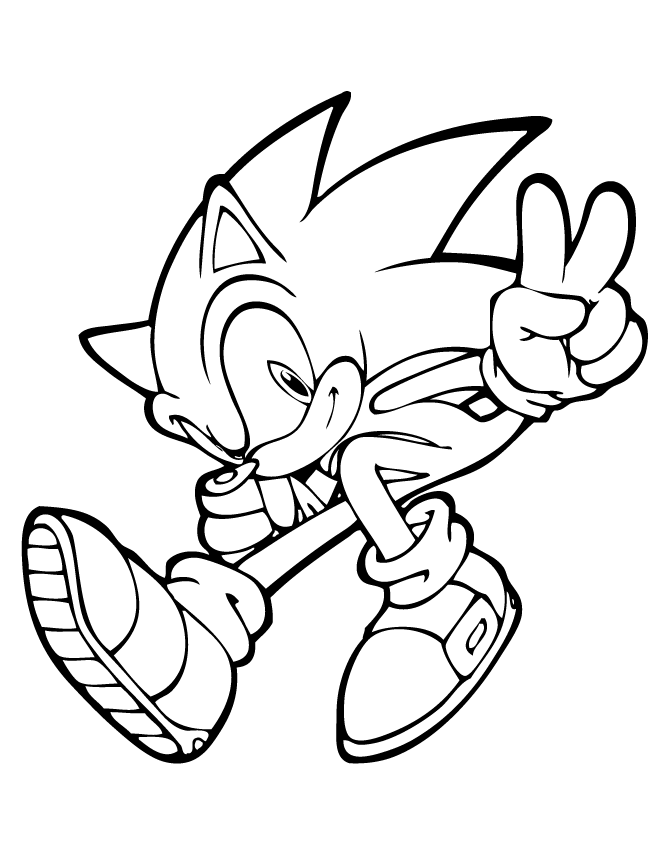 Sonic Ausmalbilder Zum Ausdrucken