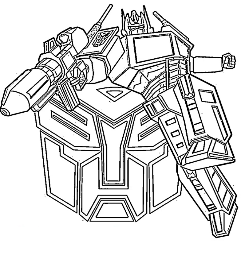 Ausmalbilder Transformers Zum Ausdrucken Kostenlos