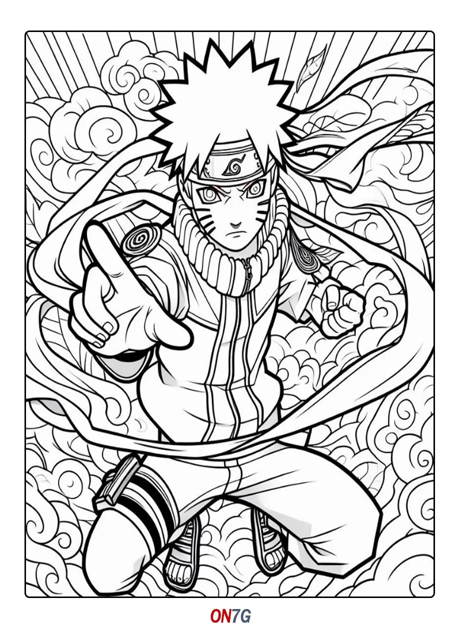 Ausmalbilder Naruto Uzumaki Zum Ausdrucken