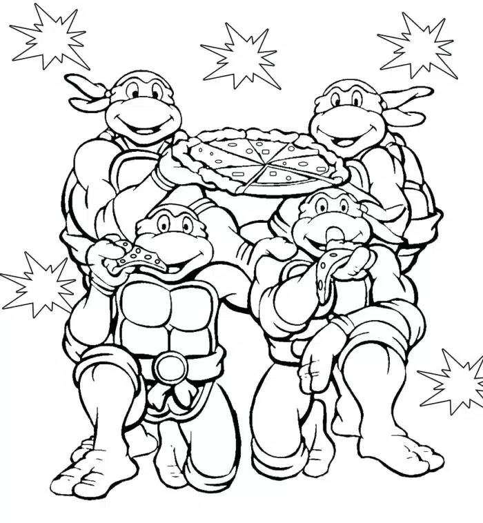 Ninja Turtles Bilder Zum Ausmalen