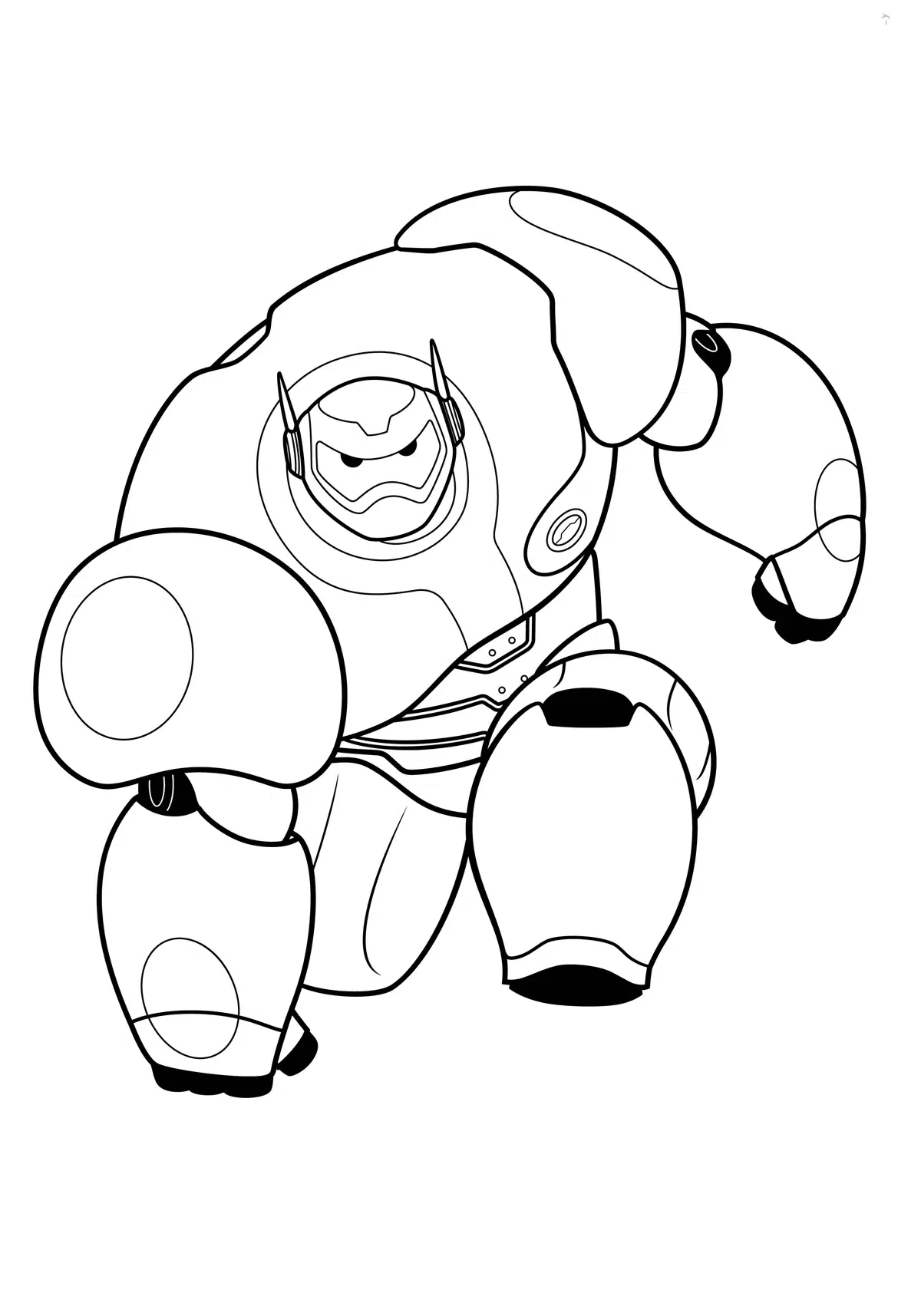 Big Hero 6 Baymax Malvorlage