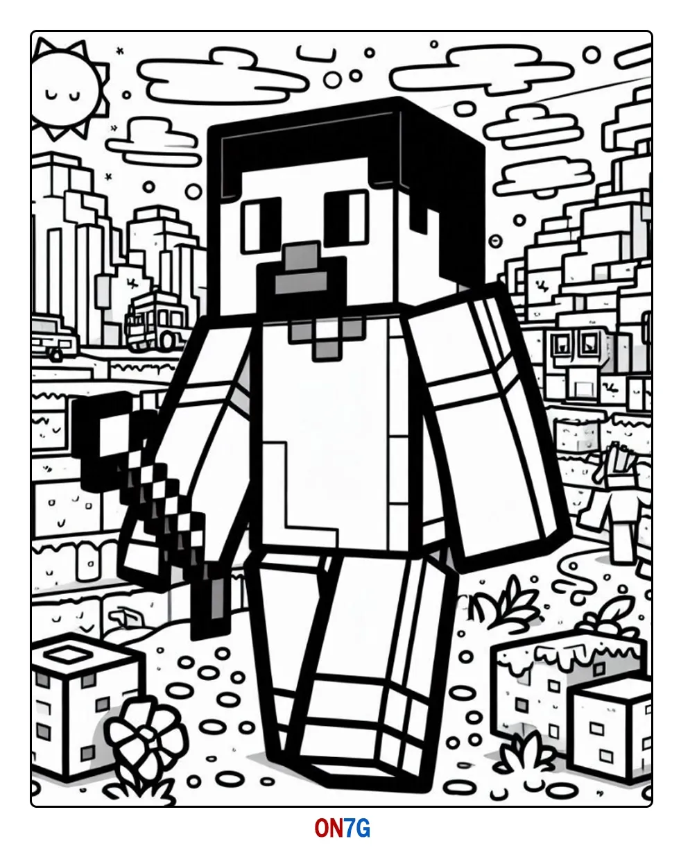 Minecraft Malvorlagen Für Kinder
