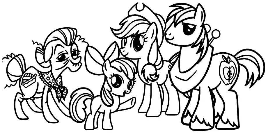 My Little Pony Ausmalbilder Kostenlos