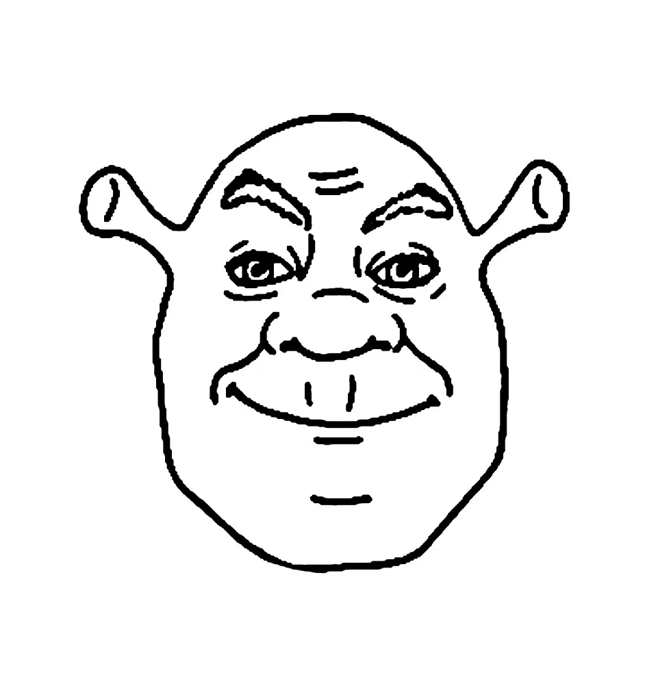 Shrek Ausmalbilder Zum Ausdrucken