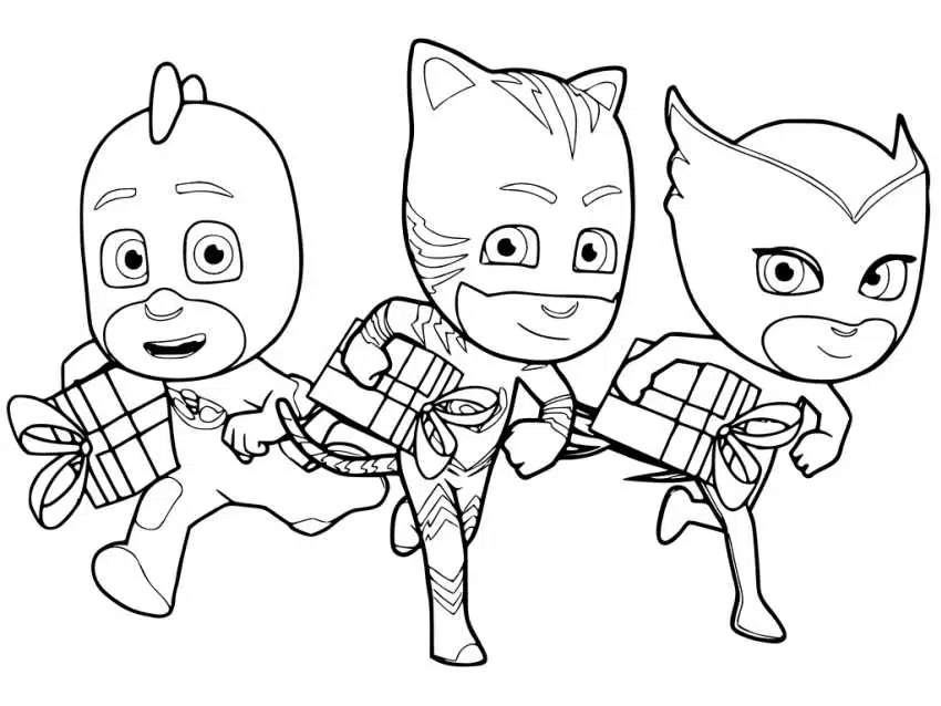 PJ Masks Ausmalbilder Für Kinder
