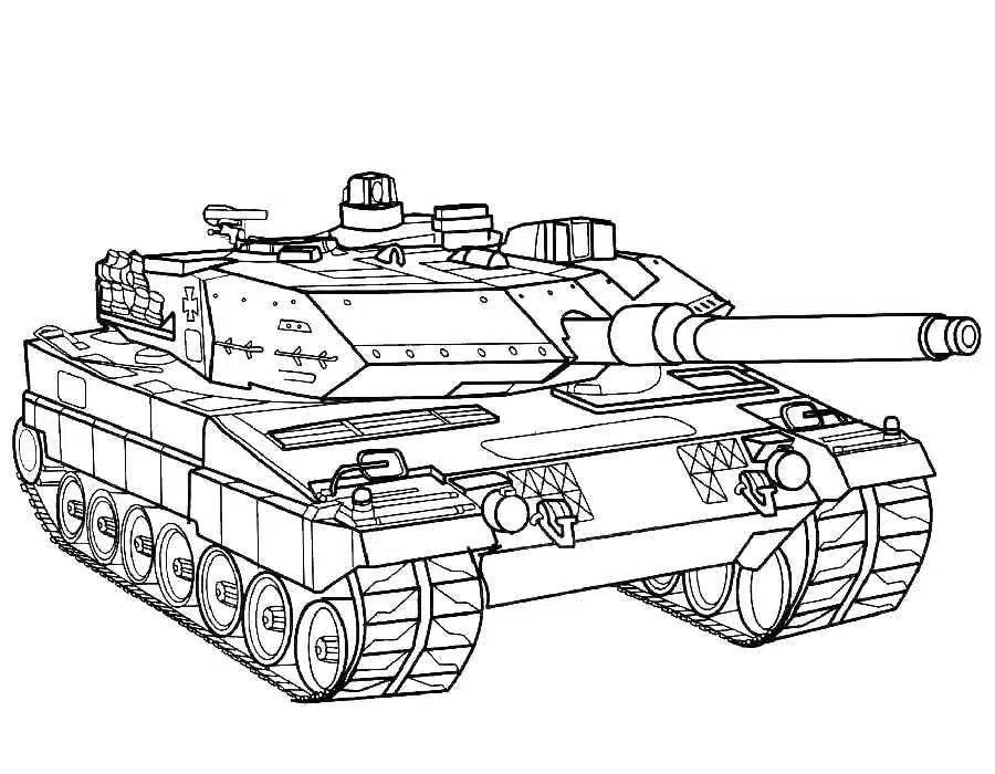 Berüchtigter Panzer Zum Ausmalen