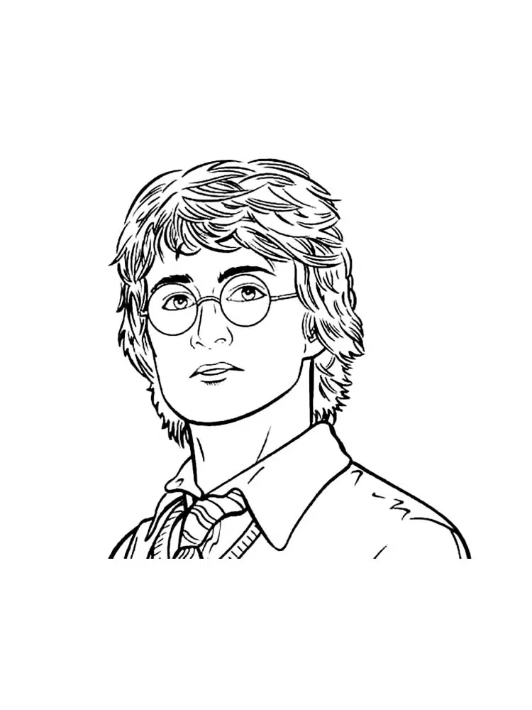 Harry Potter Kopf Ausmalen