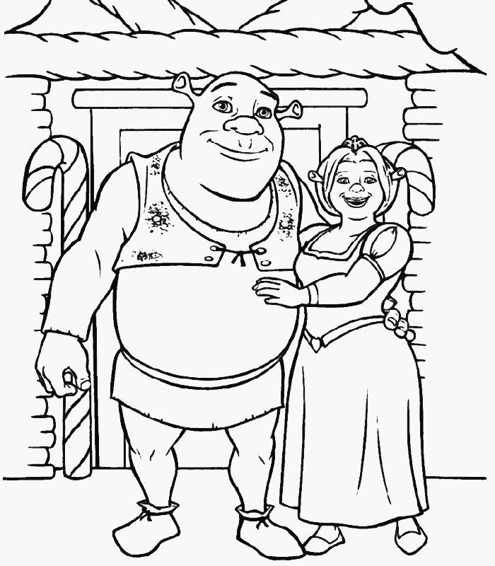 Shrek Ausmalbild Für Erwachsene