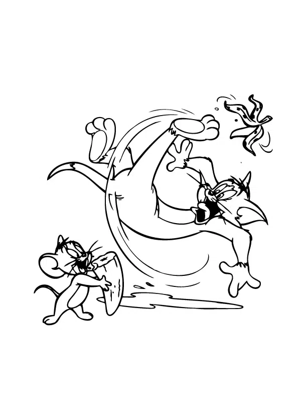 Angenehm Tom Und Jerry Malvorlagen