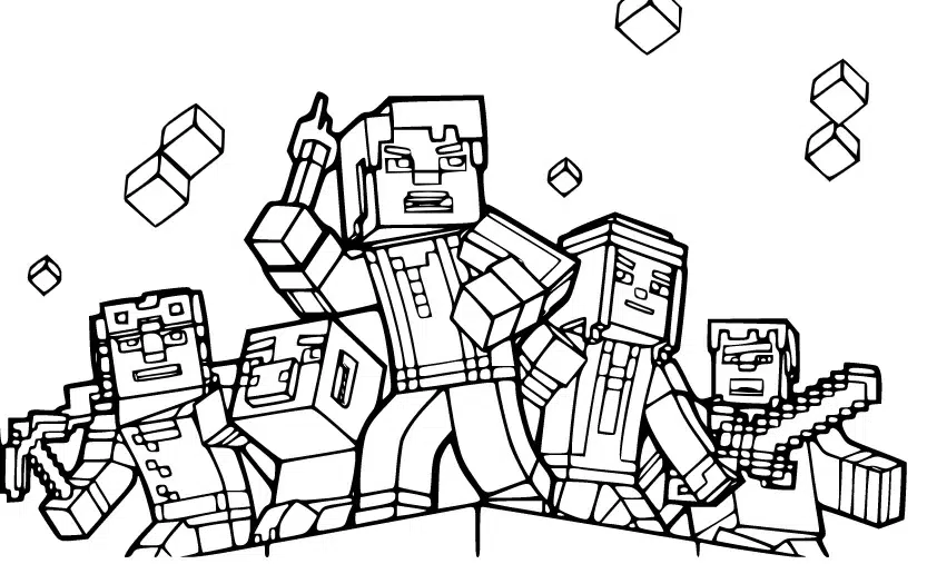 Minecraft Ausmalbilder Kostenlos Zum Ausdrucken