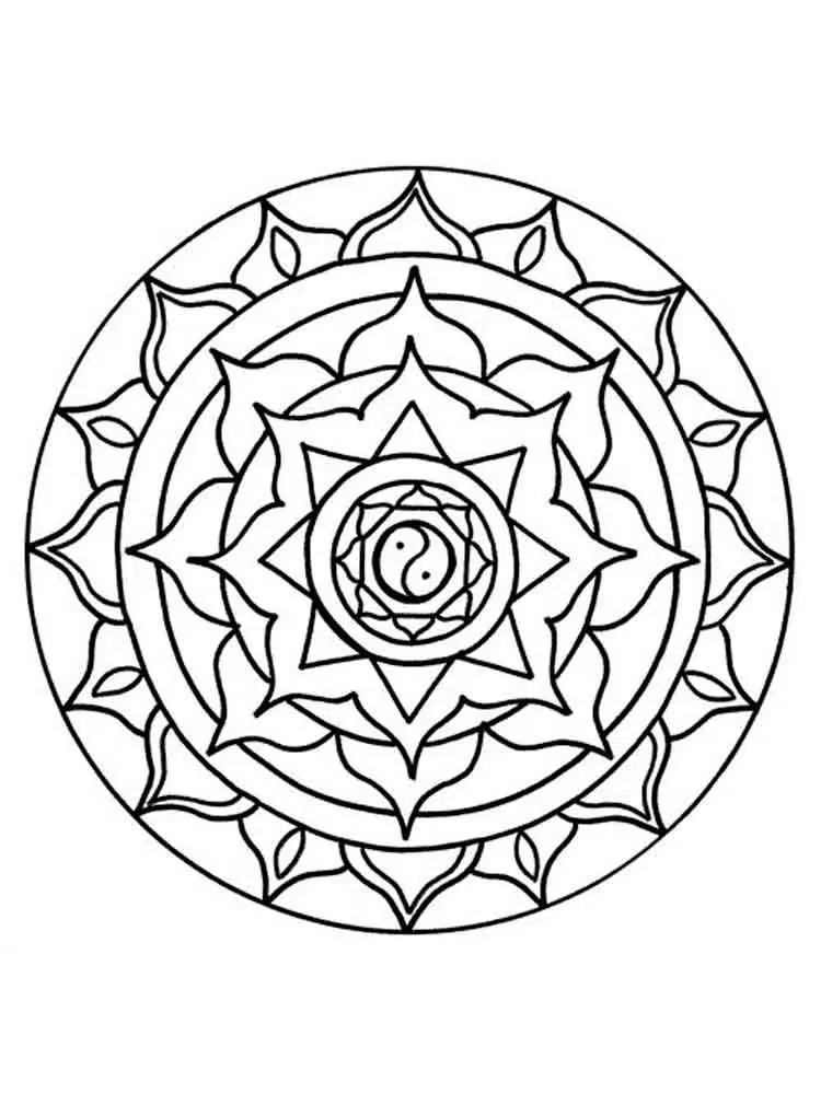 Sonne Mandala Zum Ausdrucken