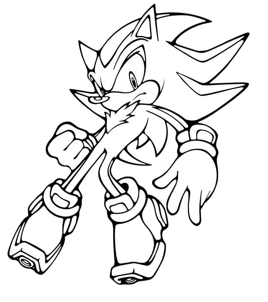 Sonic Ausmalbilder Zum Ausdrucken Kostenlos