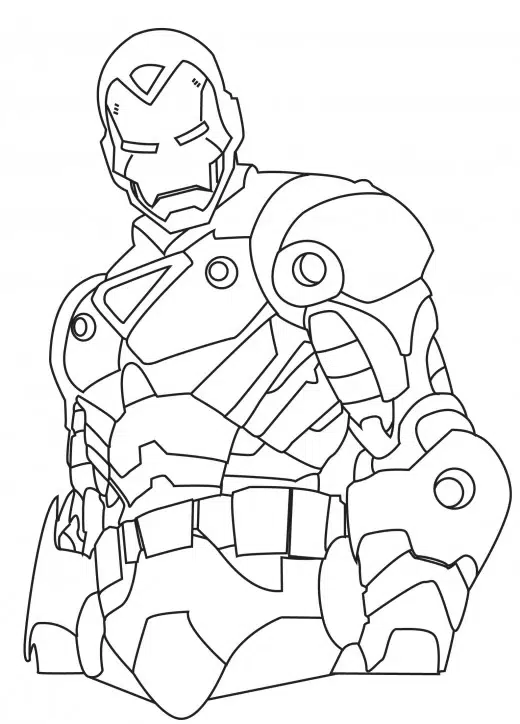 Ironman Der Dich Ansieht Ausmalen