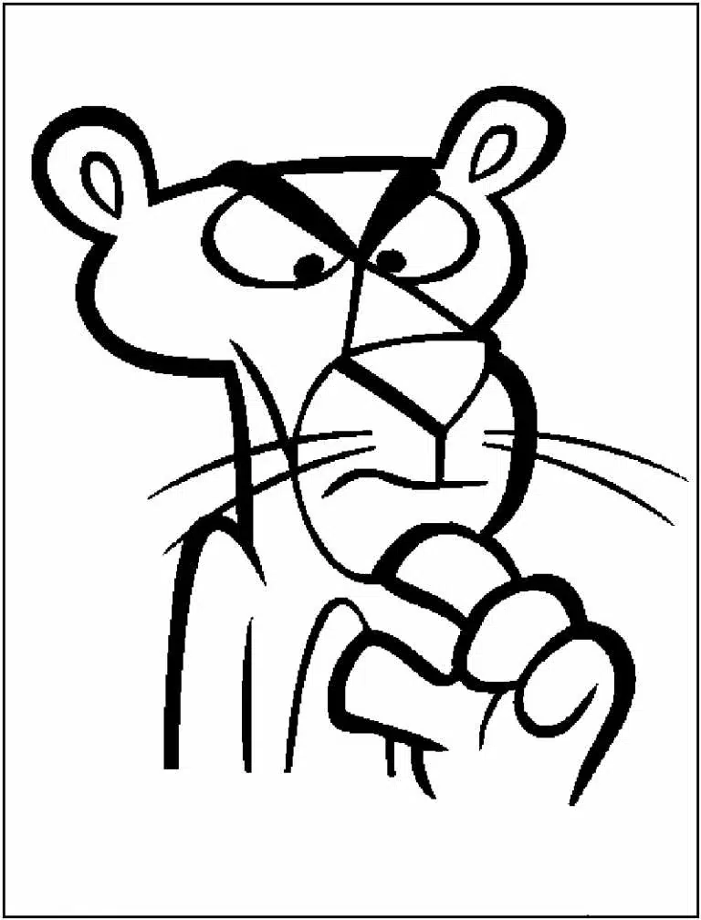 Rosarote Panther Ausmalbilder Zum Ausdrucken