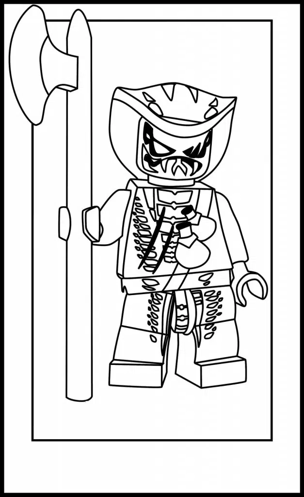 Ninjago Drachen Ausmalbild