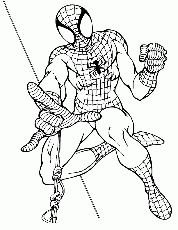 Spiderman Ausmalbilder Für Kinder
