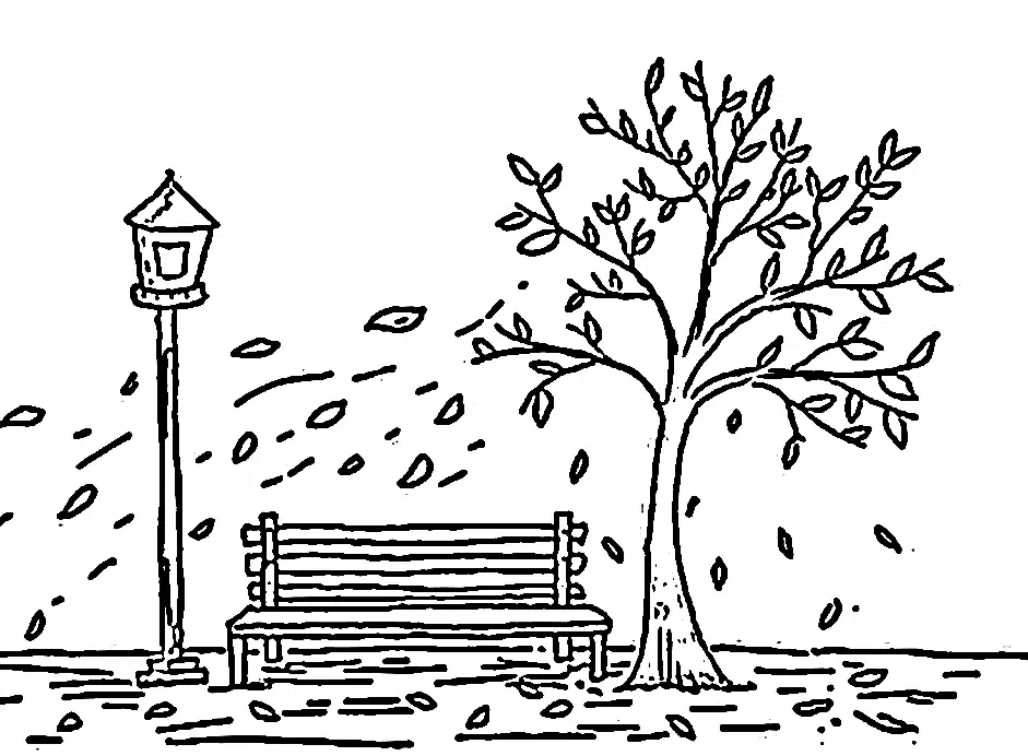 Herbst Malvorlagen Zum Ausdrucken