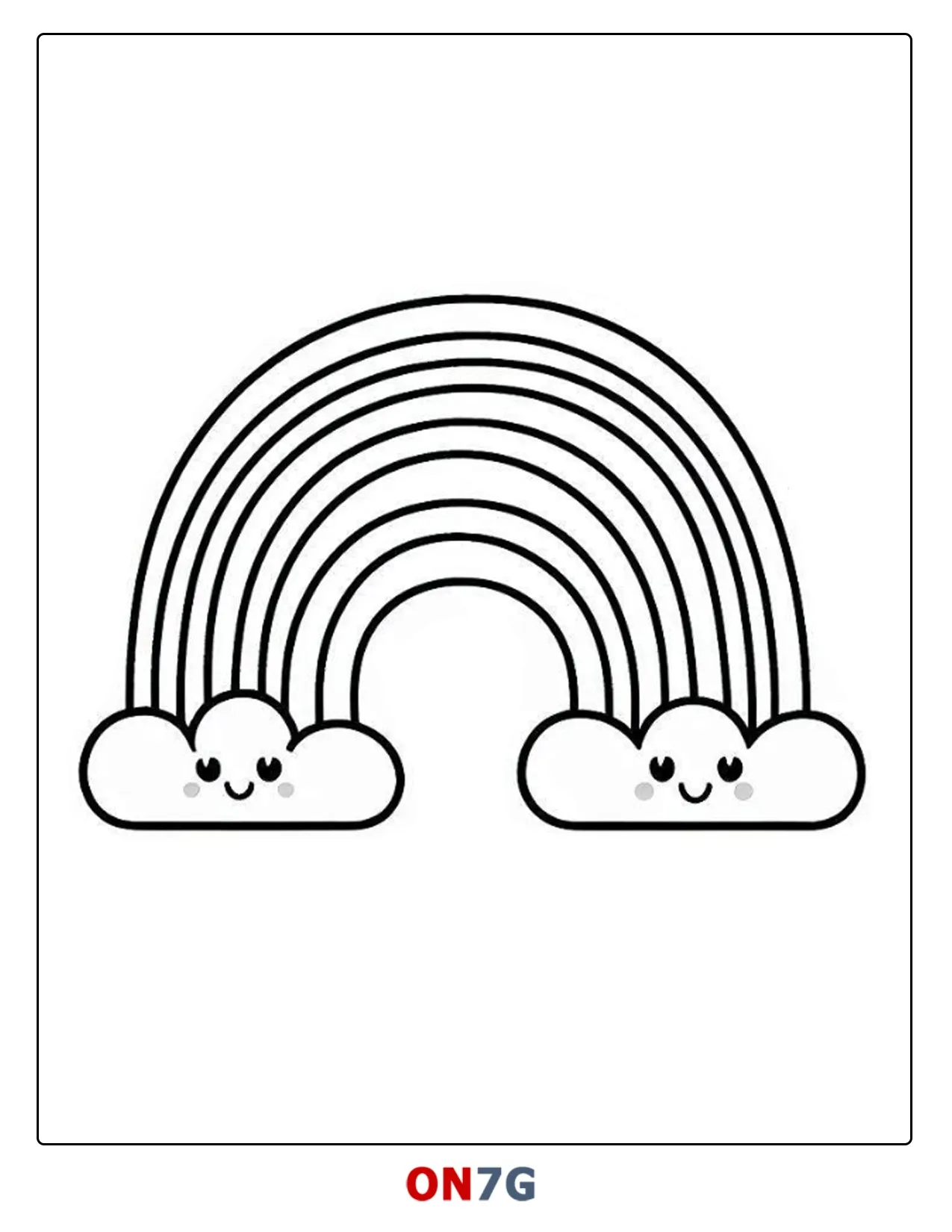 Ausmalbilder Regenbogen Für Kinder Kostenlos