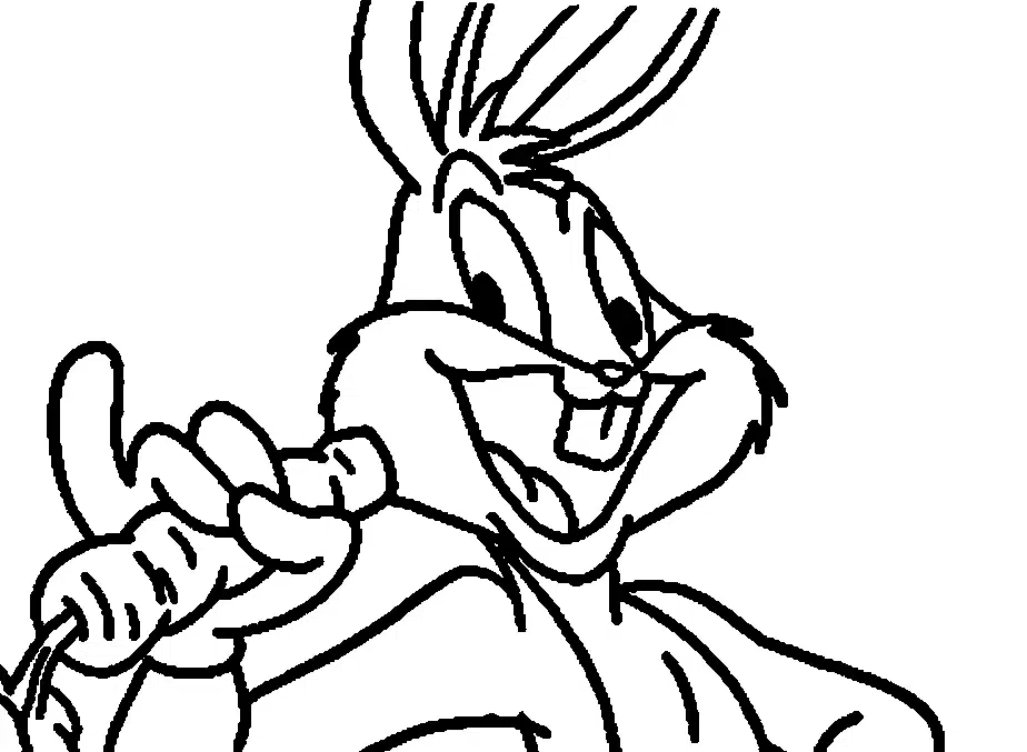 Ausmalbilder Bugs Bunny Zum Ausdrucken