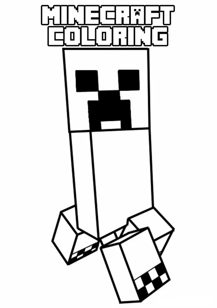 Minecraft Creeper Ausmalbilder Für Kinder