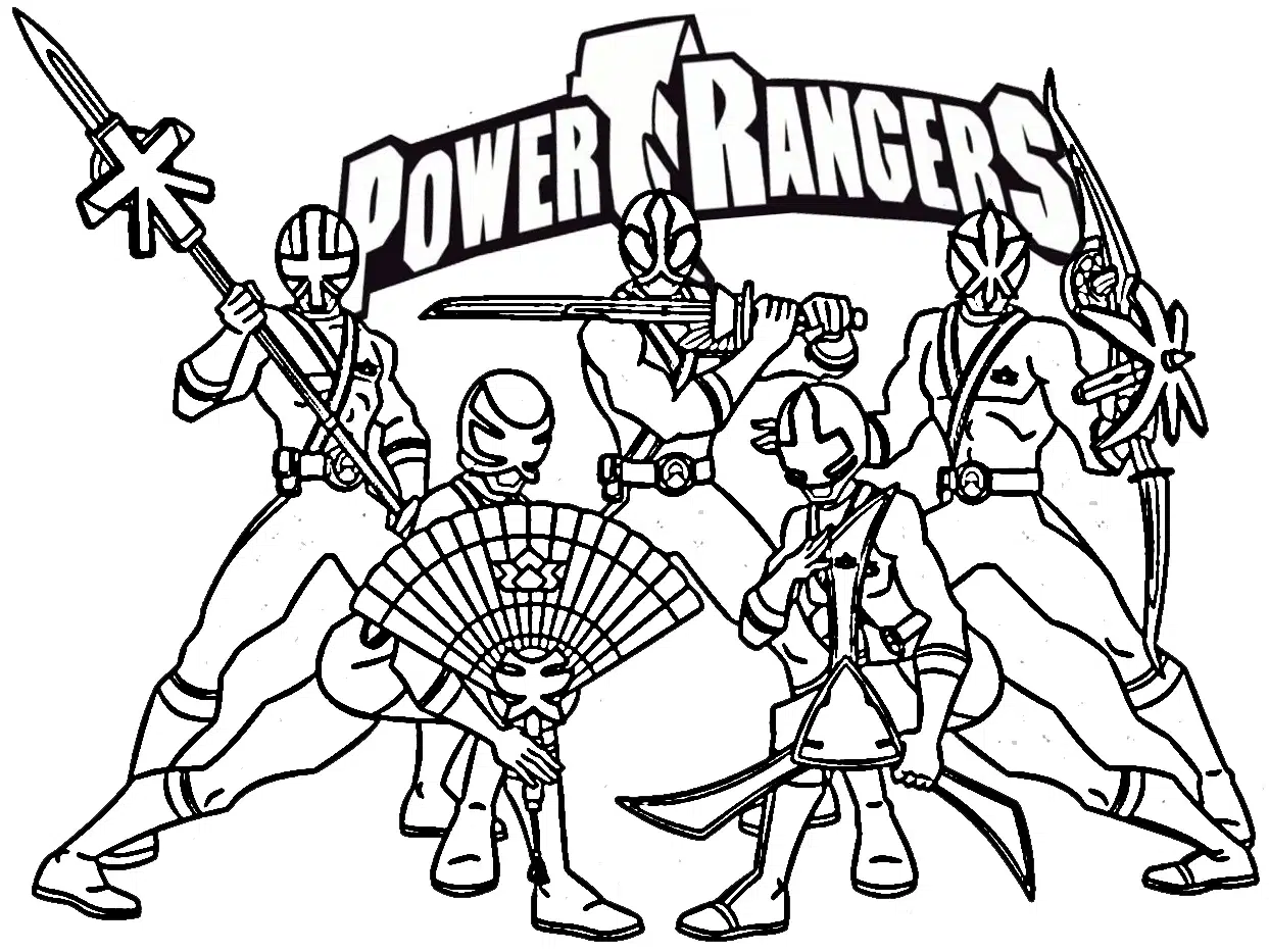 Power Rangers Ausmalbilder Zum Ausdrucken