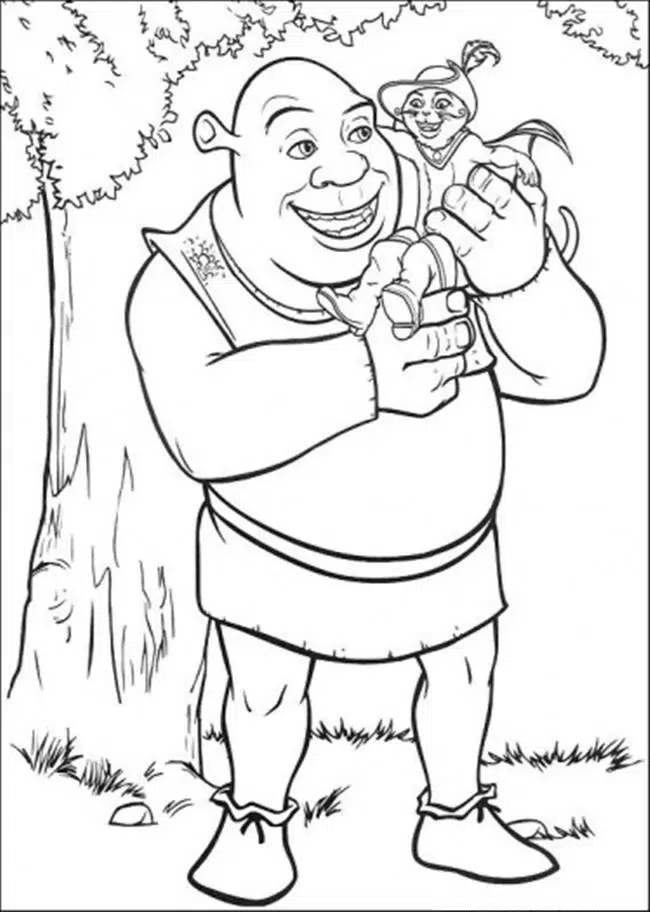 Bilder Shrek Zum Ausmalen