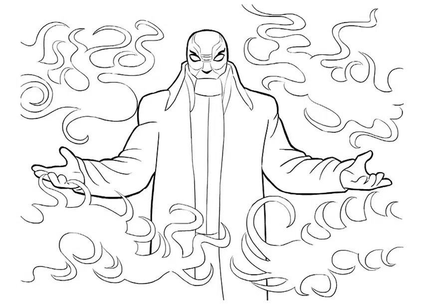 Big Hero 6 Yokai Ausmalbild