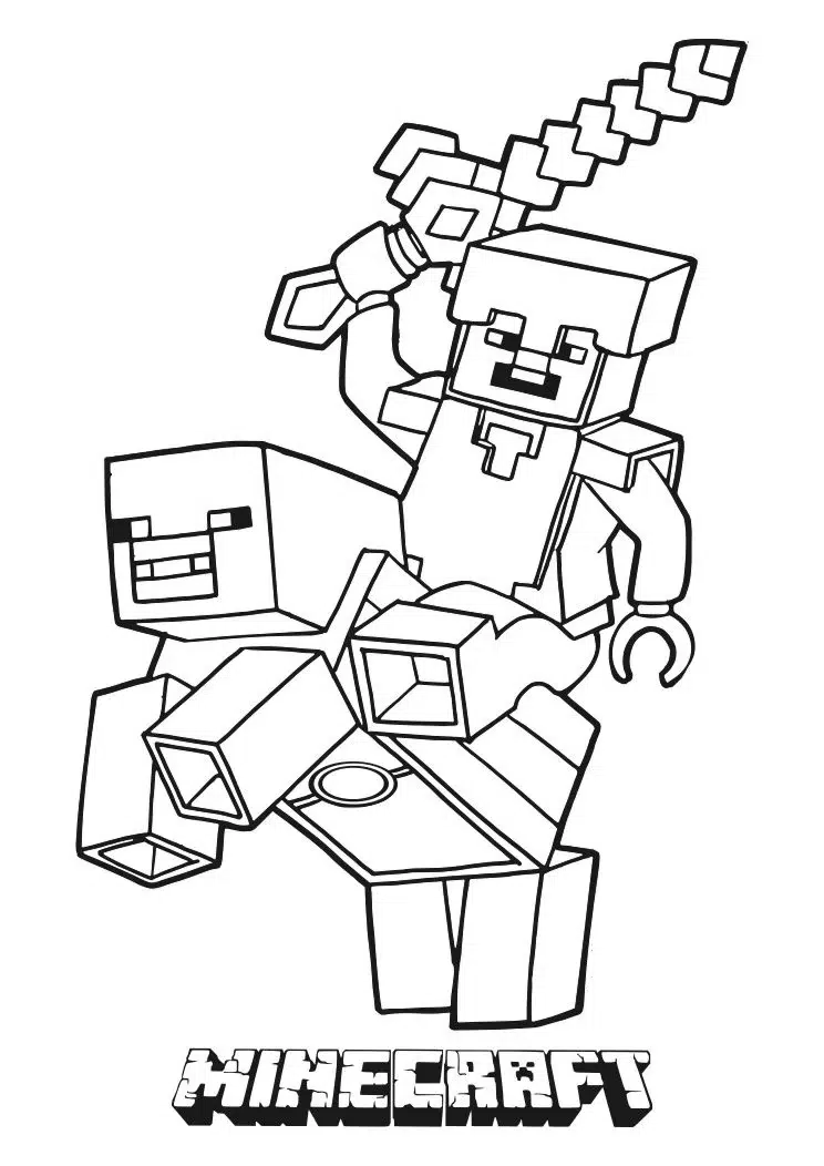 Minecraft Ausmalbilder Für Kinder
