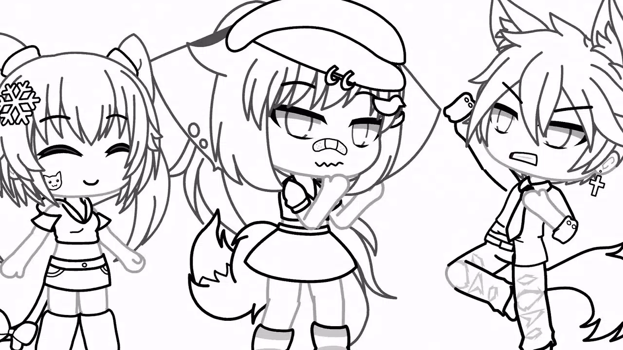 Gacha Life Ausmalbilder Zum Ausdrucken Vorlagen