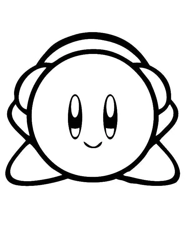 Einfach Kirby Malvorlagen Gratis