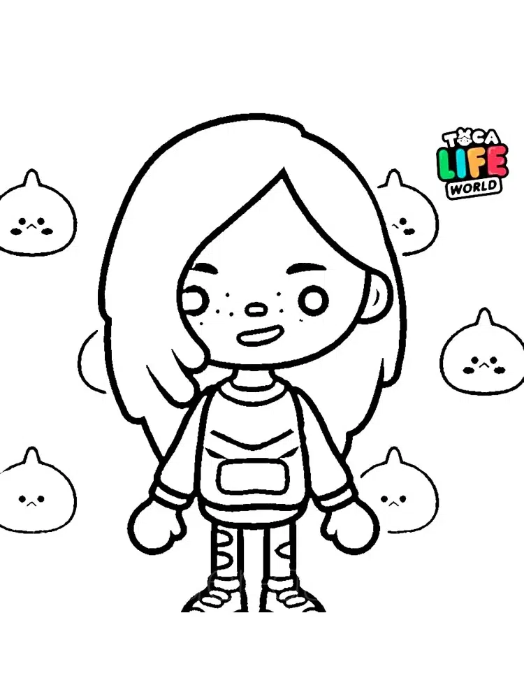 Toca Boca Ausmalbilder Für Mädchen