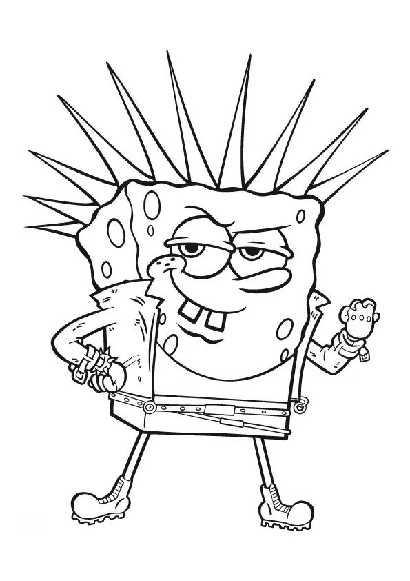 SpongeBob Ausmalbilder Vorlagen