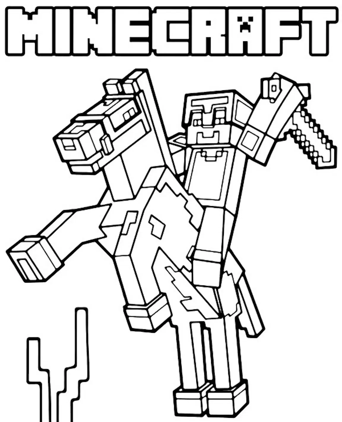 Minecraft Ausmalbilder Zum Ausdrucken