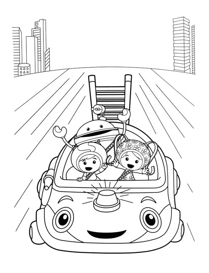 Umizoomi Auto Bilder Zum Ausdrucken