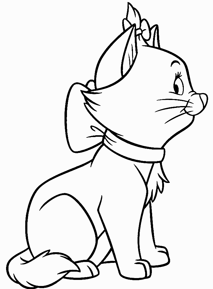 Süße Aristocats Ausmalbild