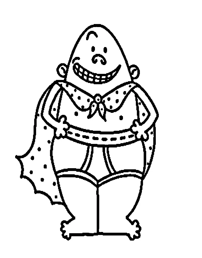 Captain Underpants Ausmalbilder Zum Ausdrucken