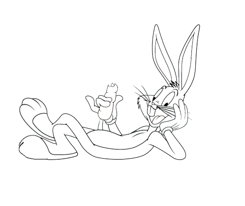 Bugs Bunny Ausmalbilder Für Kinder