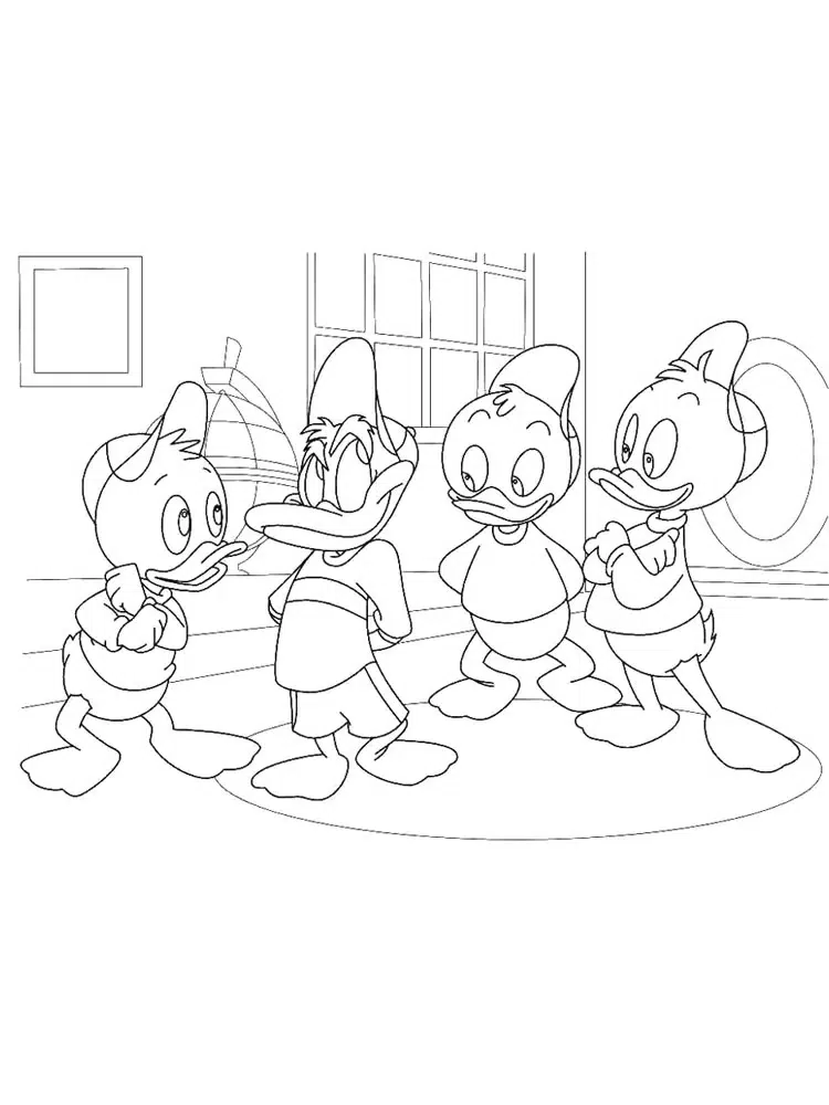 DuckTales Ausmalbilder Für Kinder