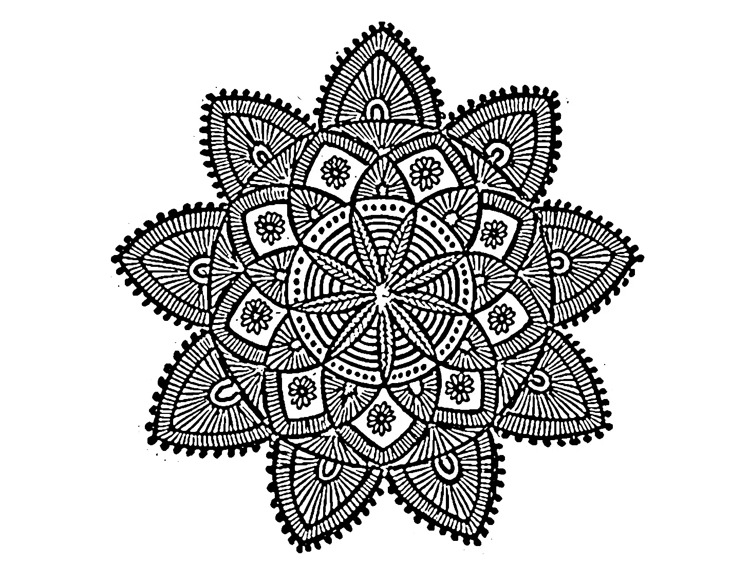 Schwer Mandala Zum Ausdrucken